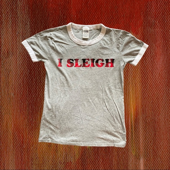 PINK Victoria's Secret Tops - PINK Women’s Ringer Tee